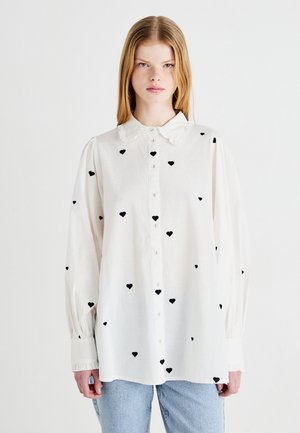 YASHEART - Blúzka so zapínaním na gombíky - star white