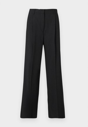 DARCEY PINSTRIPE TROUSERS - Pantalon classique - anthracite
