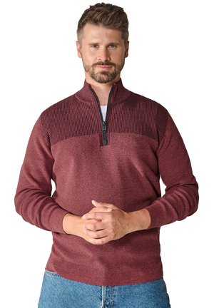 CASAMODA Strickpullover - mittelrot