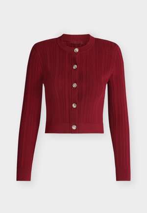 Guess, LS CN CARMEN CARDI SWTR - Gilet - beet juice red