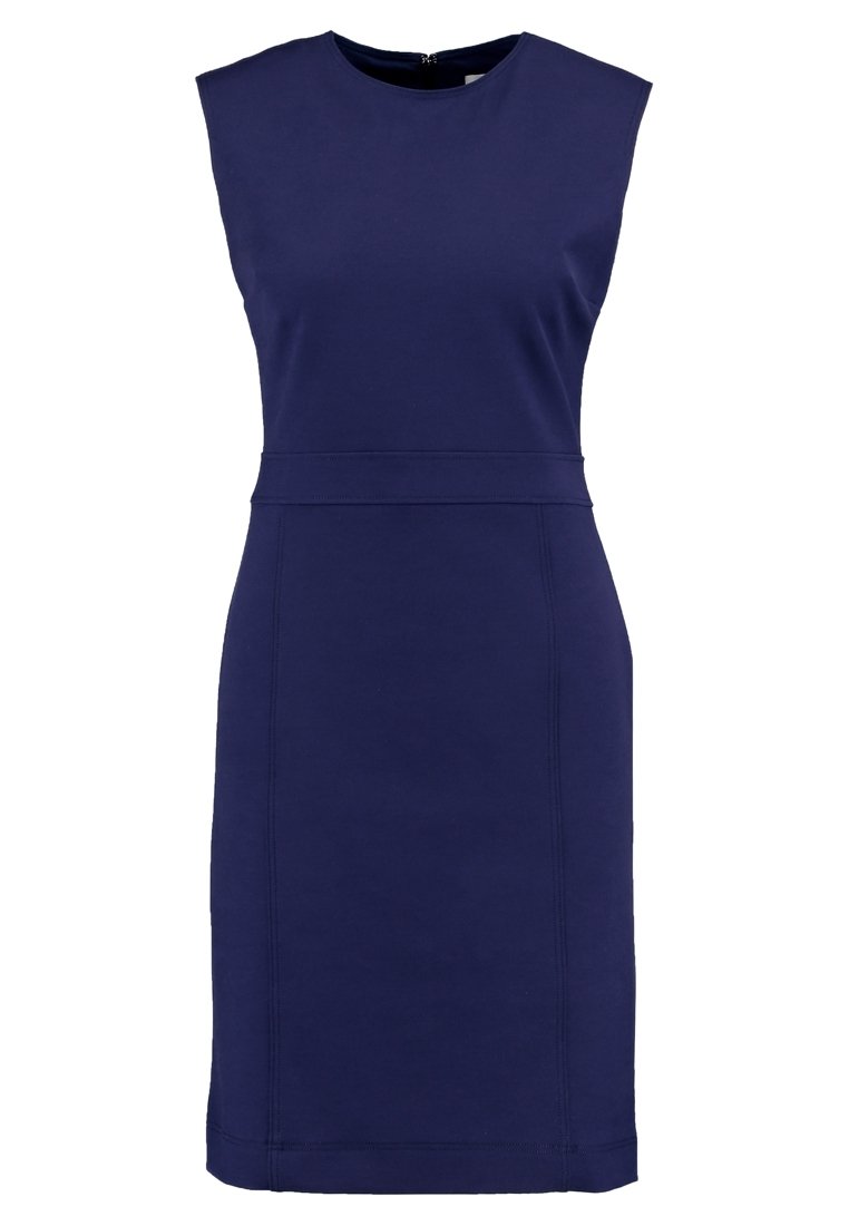 dog marine dress blues Givenchy Dress Navy Stretch Knit Size 38 Sleeveless V-Neck Sheath   Celebrity Owned