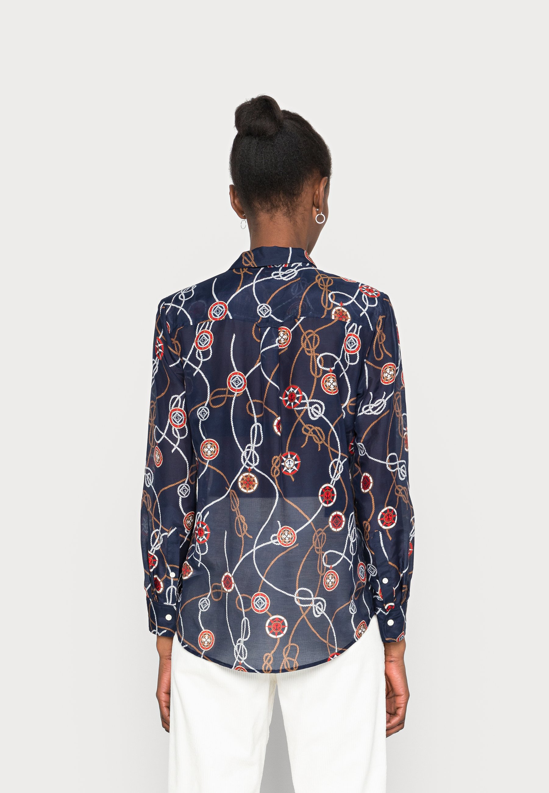 GANT SAILING PRINT SHIRT - Užsagstoma 