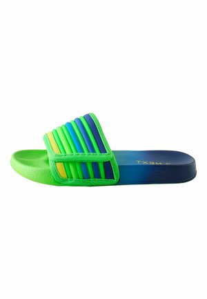 REGULAR FIT - ADJUSTABLE SLIDERS  . - Muiltjes - blue green