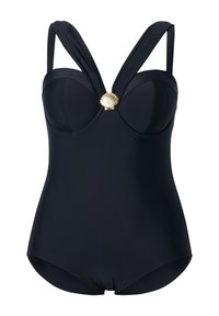 Ulla Popken DRAPED STRAP UNDERWIRE - Costume da bagno - black