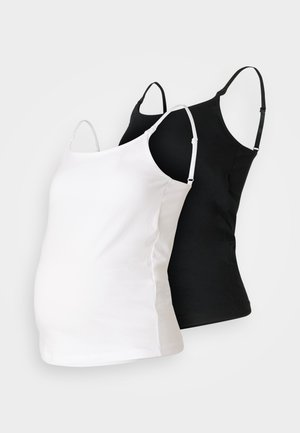 Anna Field MAMA NURSING 2 PACK  - Tops - black/white