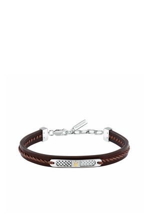 Maserati Bracciale - brown,stainless steel,yellow gold