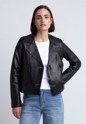 Maze, Leren jas - black