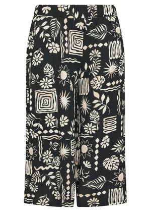 Yours Clothing, PLUS SIZE CULOTTES., czarny