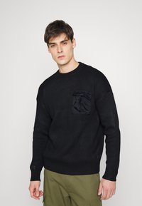 Criminal Damage TACTICAL MOCK - Pulover - black