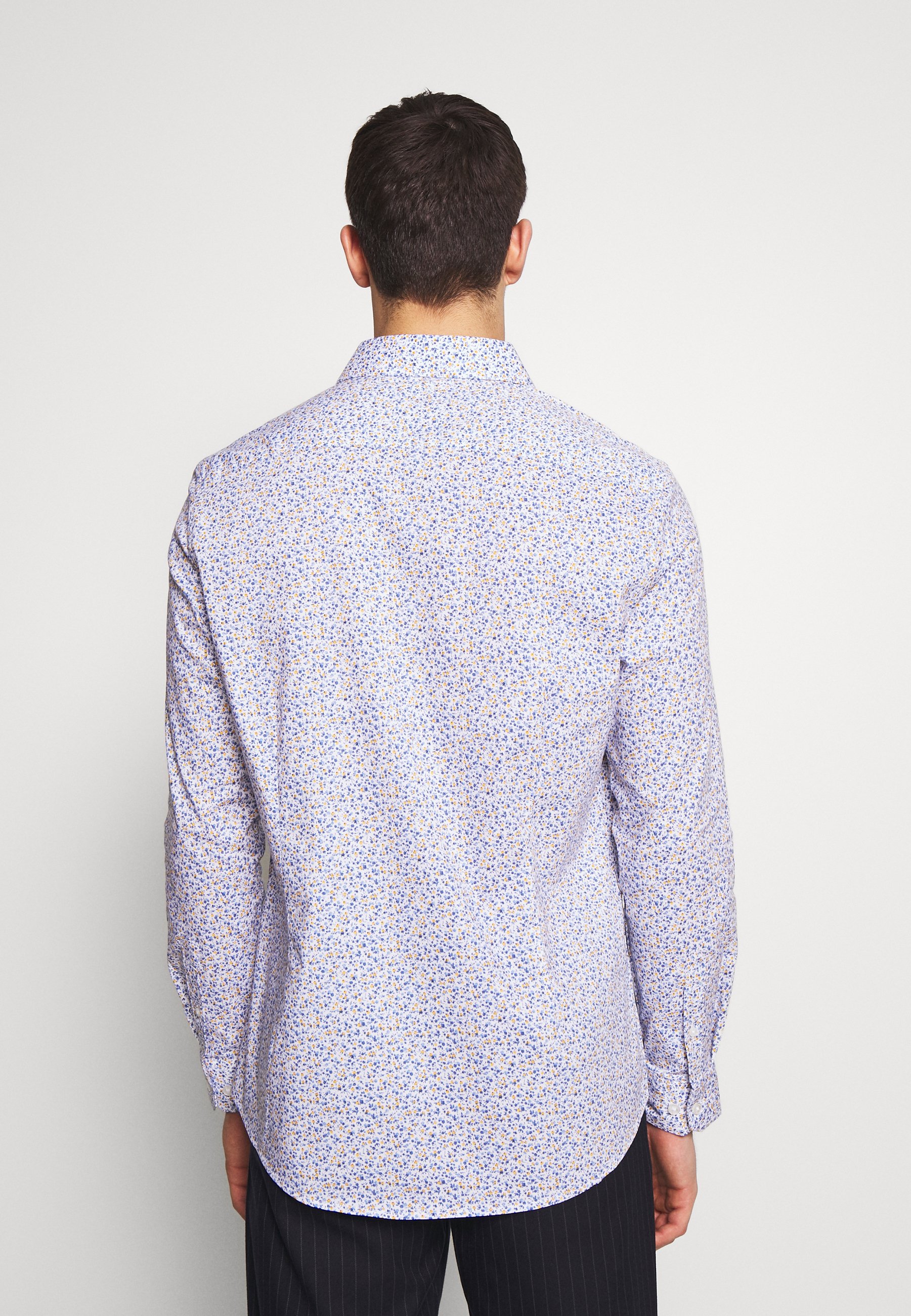 Burton Menswear London FLORAL PRINT SLIM FIT Skjorte Burton Menswear London BLUESCATTERED FLORAL PRINT - Skjorte - blue