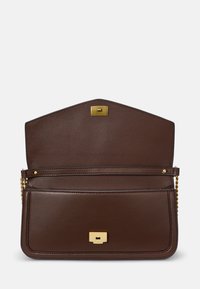 Lauren Ralph Lauren NAPPA LEATHER MEDIUM SAWYER BAG - Borsa a tracolla - dark mahogany
