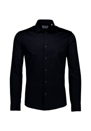 Lindbergh, PLAIN SATEEN SUPERFLEX L/S - Shirt - black