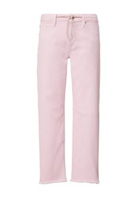 CROPPED- KAROLIN MID RISE BINDEBAND - Straight leg -farkut - zartrosa