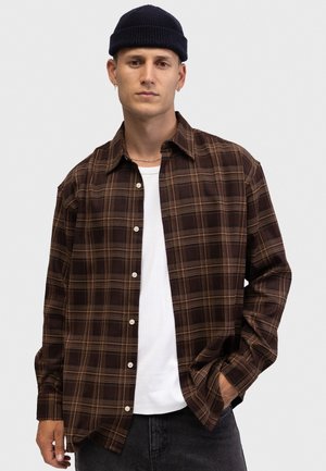 Redefined Rebel, NIKO SHIRT OVERSIZED FIT - Риза - brown