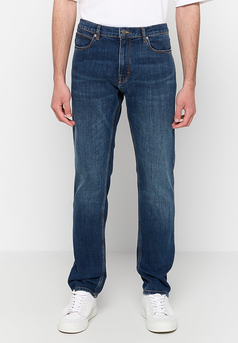 HUGO Slim fit jeans blauw