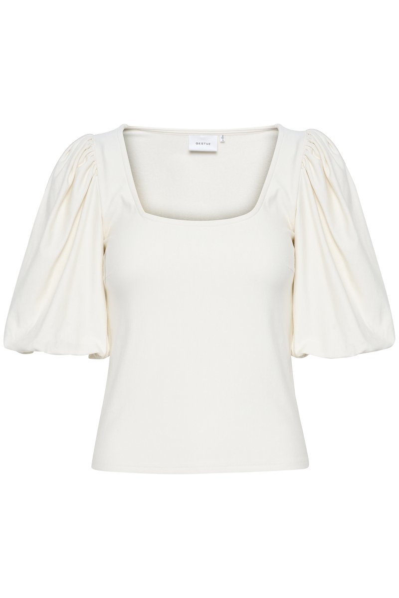 Gestuz T-shirt print beige Gestuz T-shirt print beige