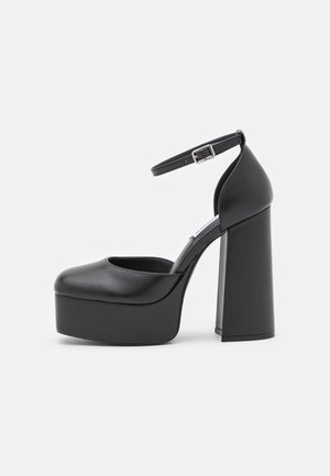 Højhælede pumps - black