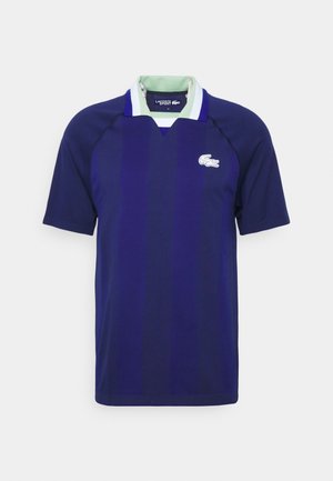 TENNIS - Basic T-shirt - bleu marine/vert/blanc/bleu
