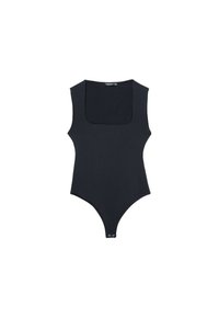 SQUARE NECKLINE - Linne - black