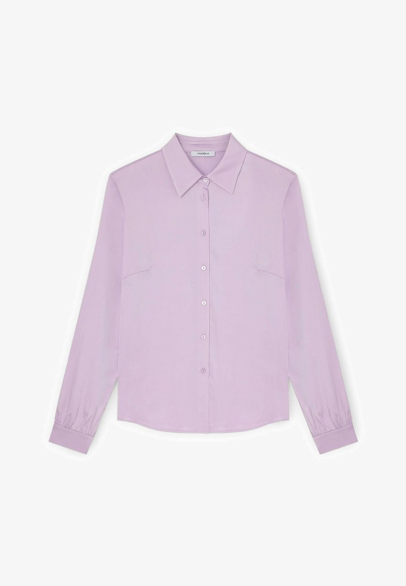 Trendyol Blusa-Viola-Slim Camicia Donna Trendyol Blusa-Viola-Slim Camicia Donna