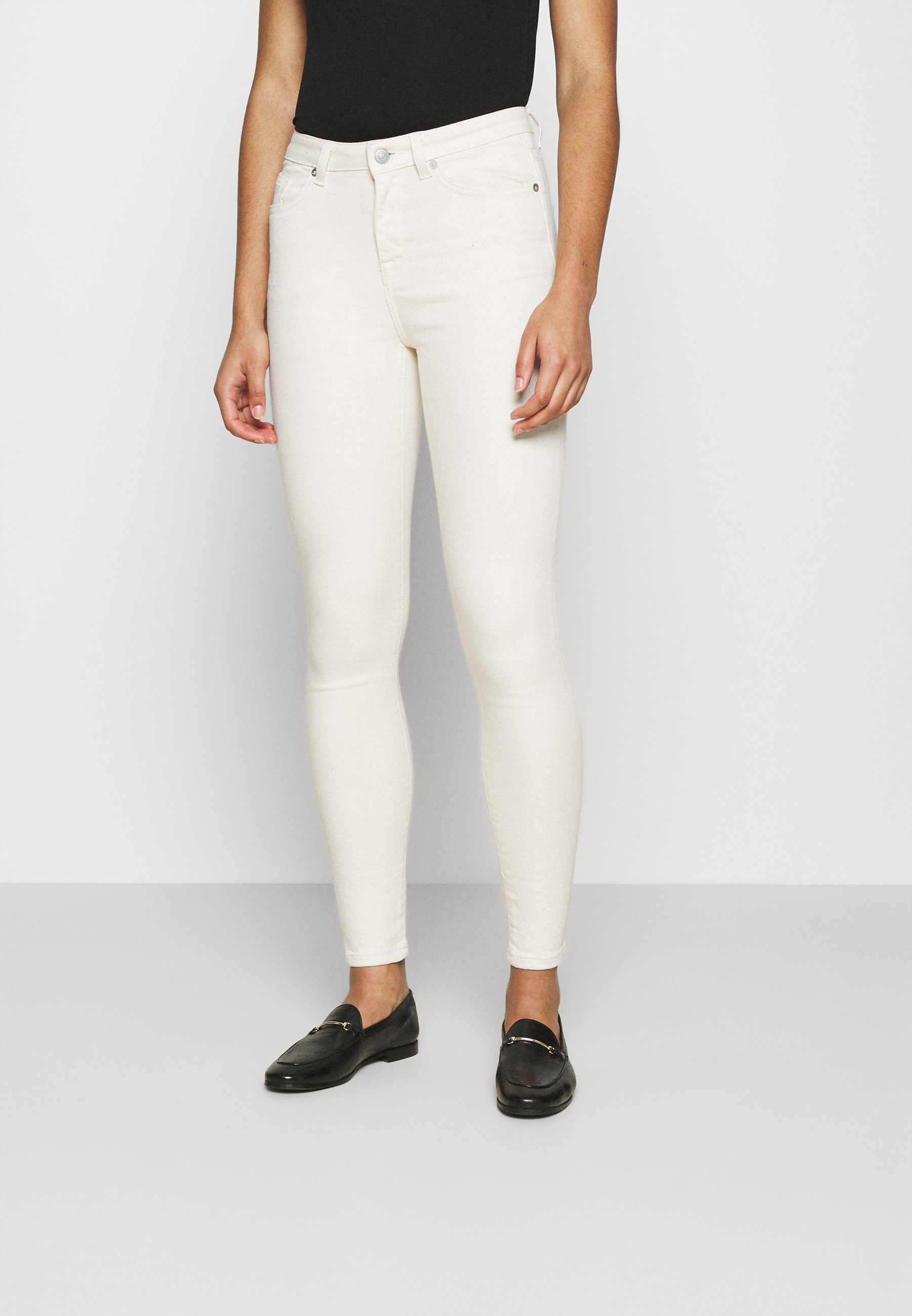 Selected Femme SLFSOPHIA STAR - Jeans Skinny Fit - creme/crème - Zalando.nl