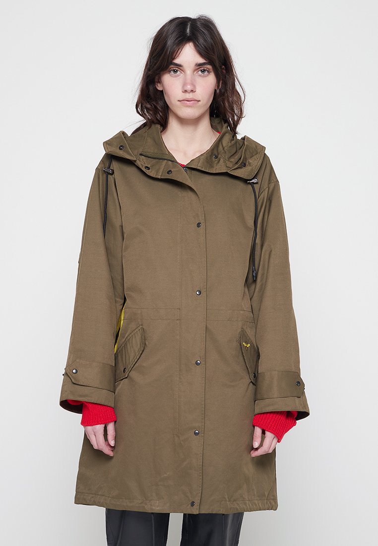 Stuff Maker X Smiley Unisex Khaki Parka