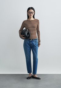 rag & bone LOW RISE SLIM BOYFRIEND - Calças de ganga justas - julienne