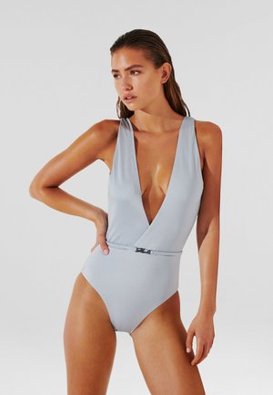 KARL LAGERFELD DNA SHINY - Maillot de bain - silver