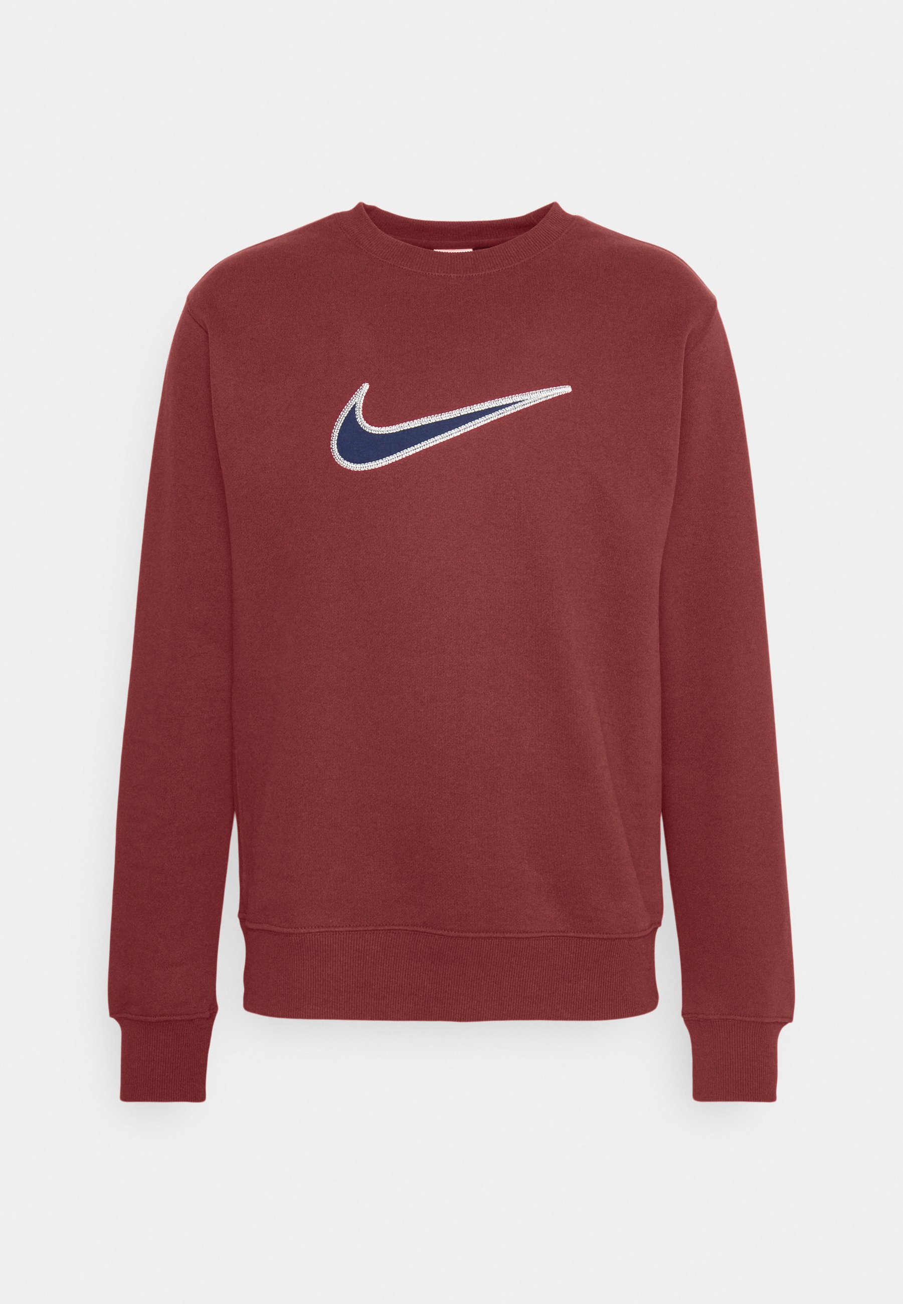 burgundy nike crew sweatshirt