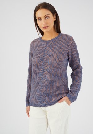 Damart À BASE DE RECYCLÉES - Strickpullover - bleu grisé