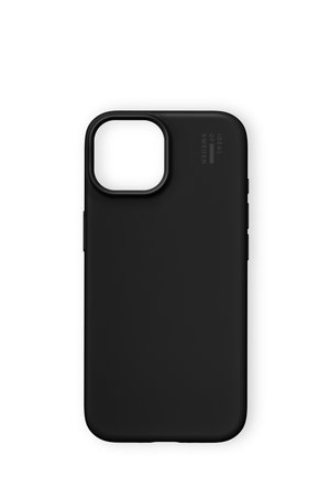 Black smartphone case with large square camera cutout and "Ideal of Sweden" branding in the top right corner on a white background.