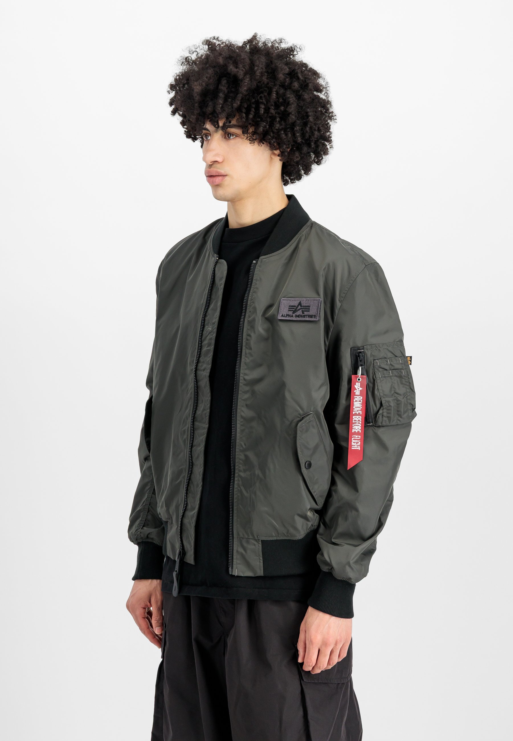 Alpha Industries MA-1 Bomberjacke grey/black/anthrazit