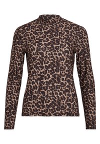 VILEOA HIGH NECK - Pitkähihainen paita - brown