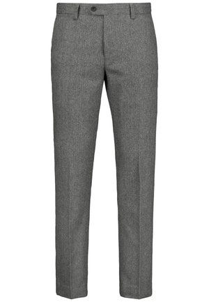 Next TAILORED FIT HERRINGBONE TROUSERS REGULAR FIT - Housut - grey