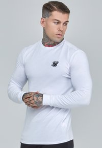 SIKSILK - ESSENTIALS  - Langærmet T-shirt - white Miniaturebillede 1