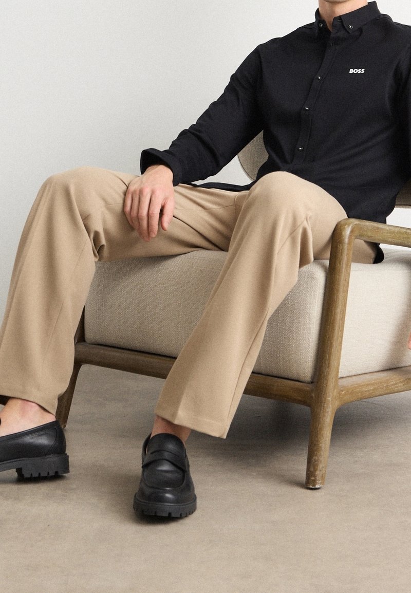 black dress shirt beige pants Brent Wilson Men's Pants – Light Khaki main image 1