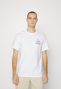 HUF BROKEN BONES TEE - T-shirt estampada - white