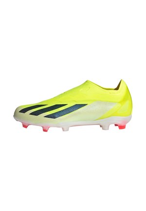 adidas Performance, CRAZYFAST ELITE LACELESS FIRM GROUND - Chaussures de football pour terrain sec - team solar yellow core black cloud white