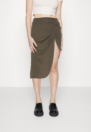 Pencil skirt - olive