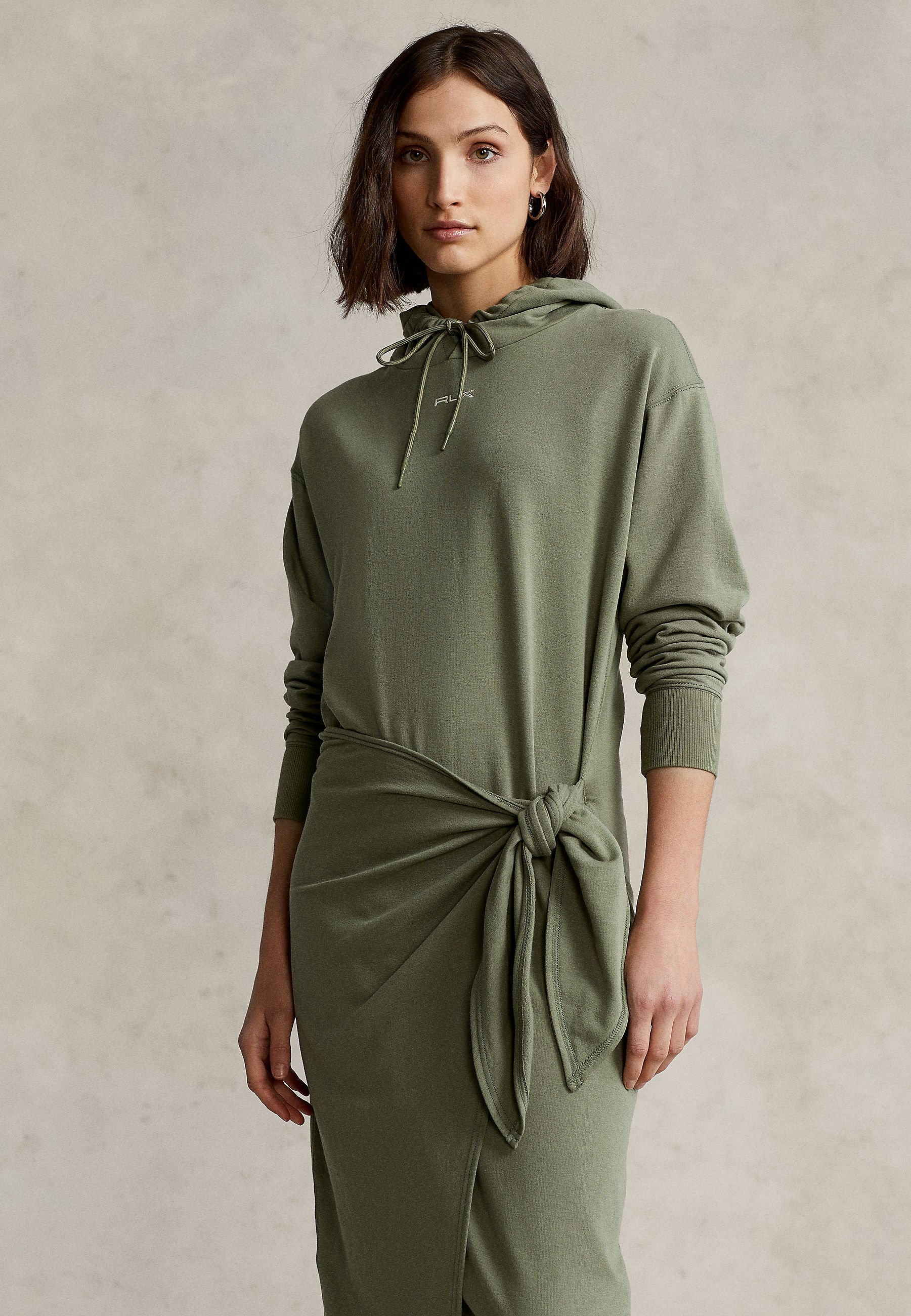 RLX - FLEECE WRAP HOODIE DRESS 