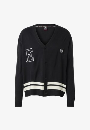 ecko unltd., ECKO UNLTD. COLLEGE STICKJACKEN - Chaqueta de punto - jetblack