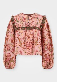 Barbour BARBOUR FARM RIO CAMI LONG SLEEVE BLOUSE - Pluus - olive/multi-coloured