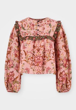 Barbour BARBOUR FARM RIO CAMI LONG SLEEVE BLOUSE - Blouse - olive/multi-coloured
