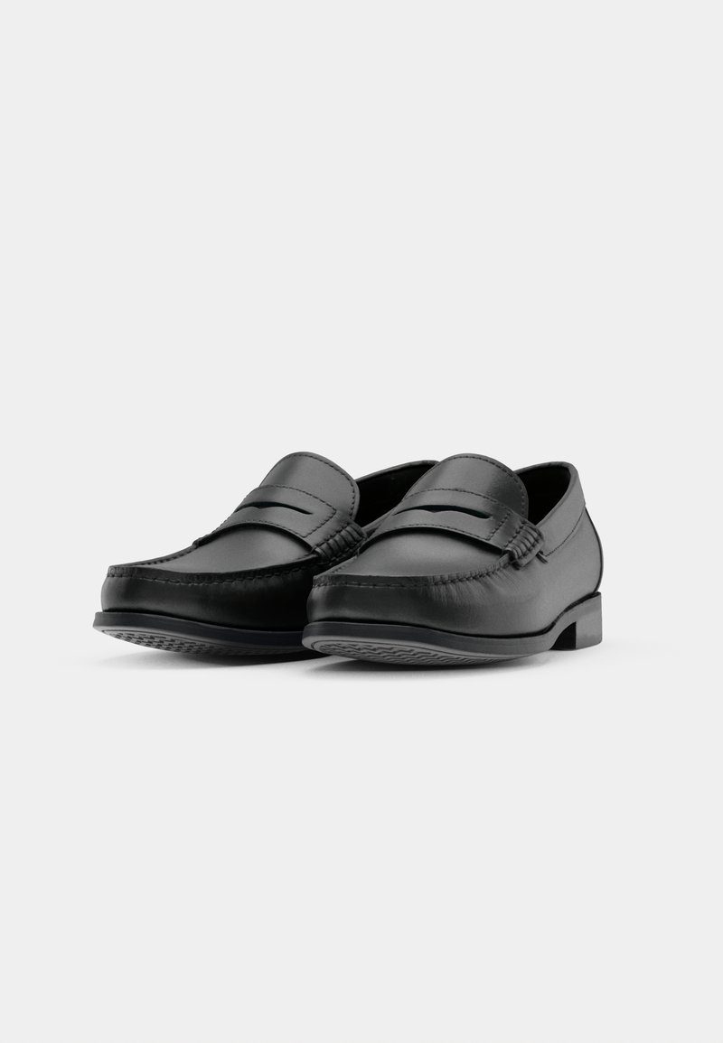 Geox Respira Calgary Loafers Smooth Slip On GEOX U32Q3A 00043 C9999 SIRON Loafers in black buy online main image 4