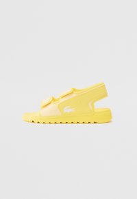 Lacoste SURUKIDS SUMMER PACK UNISEX - Obuća za bazen - yellow/white