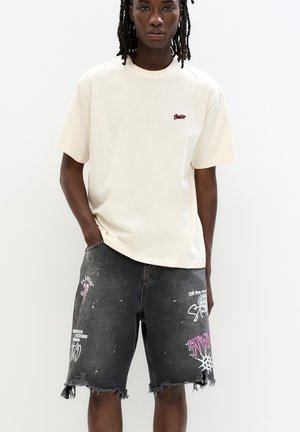 BAGGY BERMUDA - Jeans Shorts - dark grey