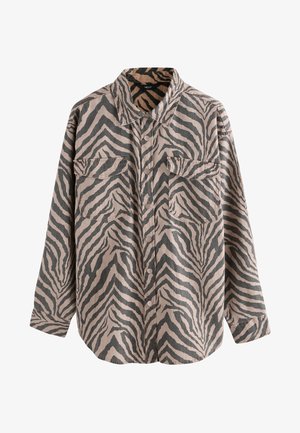 PETITE FIT - OVERSIZE - Užsagstoma palaidinė - tiger print