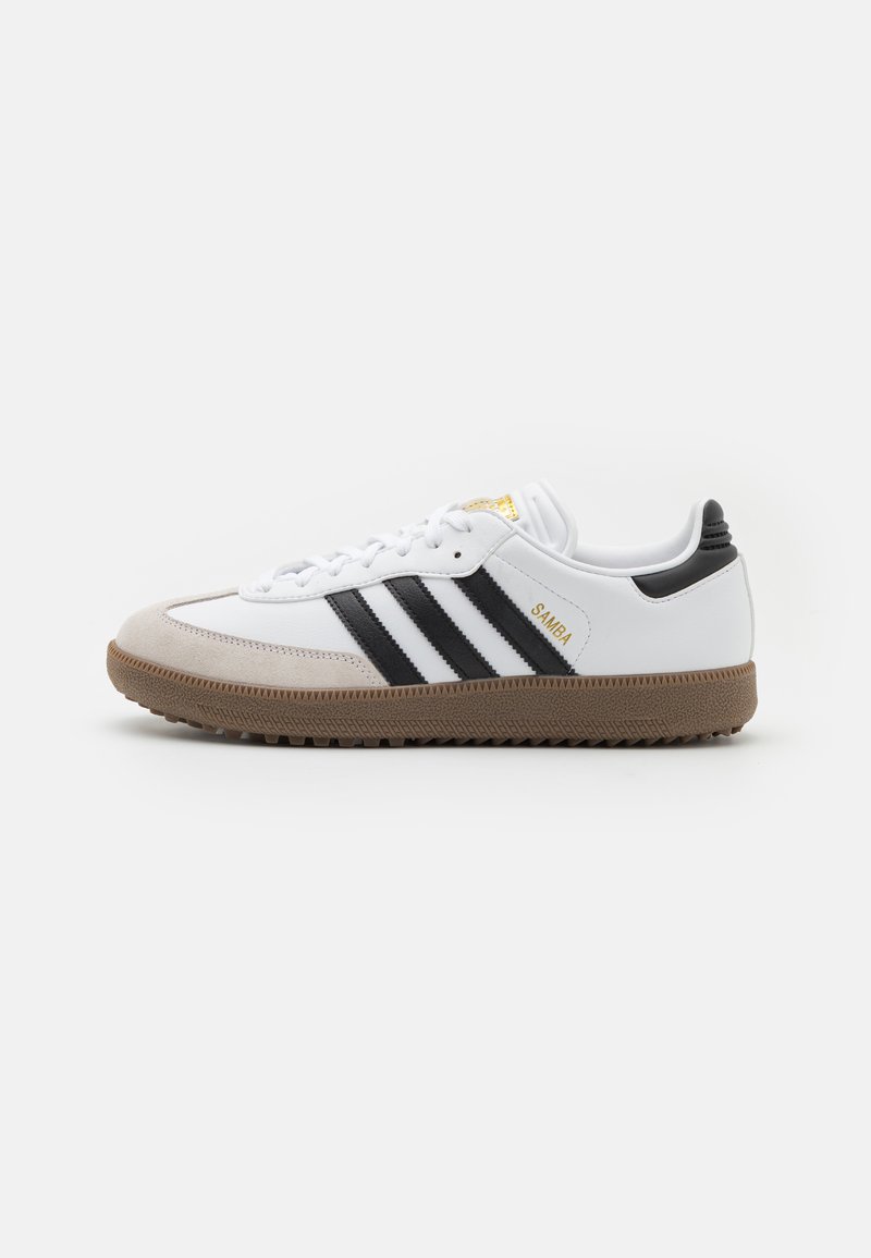 adidas Golf SAMBA - Sapatos de golfe - footwear white/core black