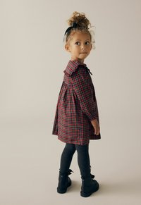 Next LONG SLEEVE REGULAR FIT - Vapaa-ajan mekko - red tartan