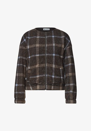 Street One, JACKE MIT RUNDHALS UND CORD-STRUKTUR - Veste légère - silk brown